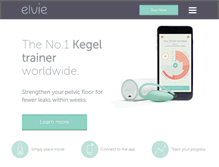 Tablet Screenshot of elvie.com